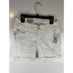 Wallflower NWT Luscious Curvy Vintage Collection Jean Shorts-Small‎ Flaw